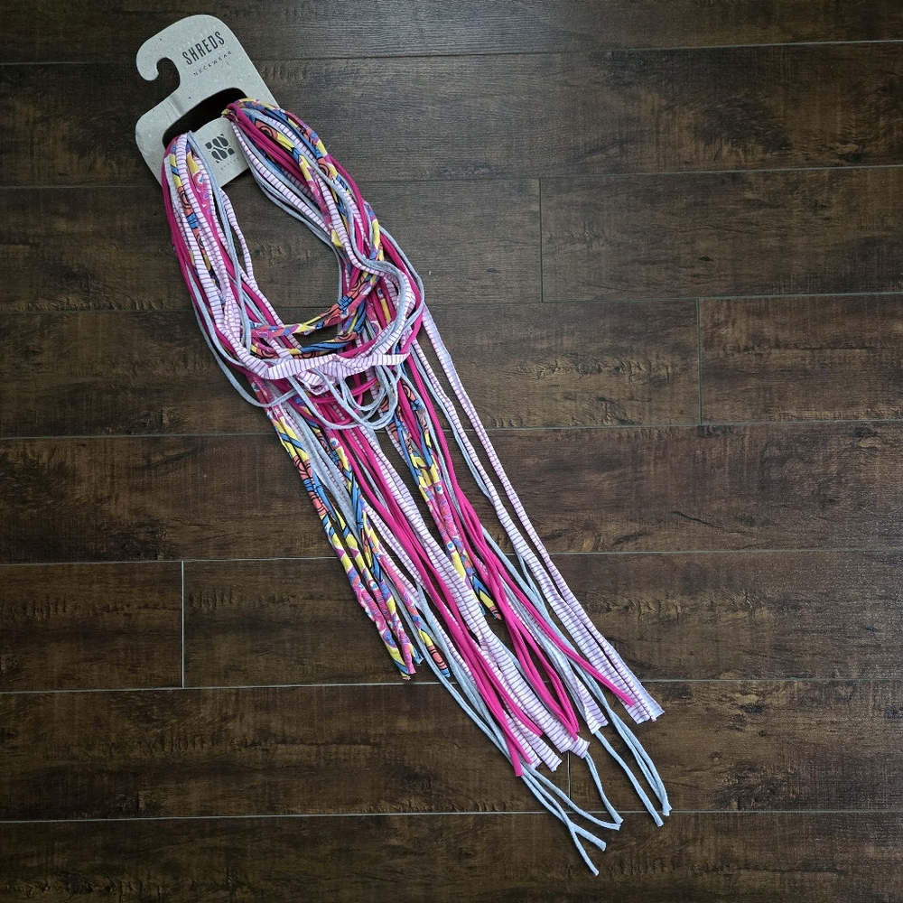 Dona Bela Shreds FionaSHRED Neckware Pink NWT